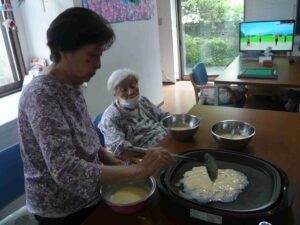 ホットケーキ作り3
