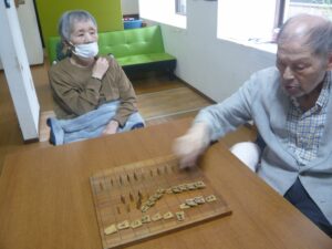 将棋駒ドミノ倒しゲーム1
